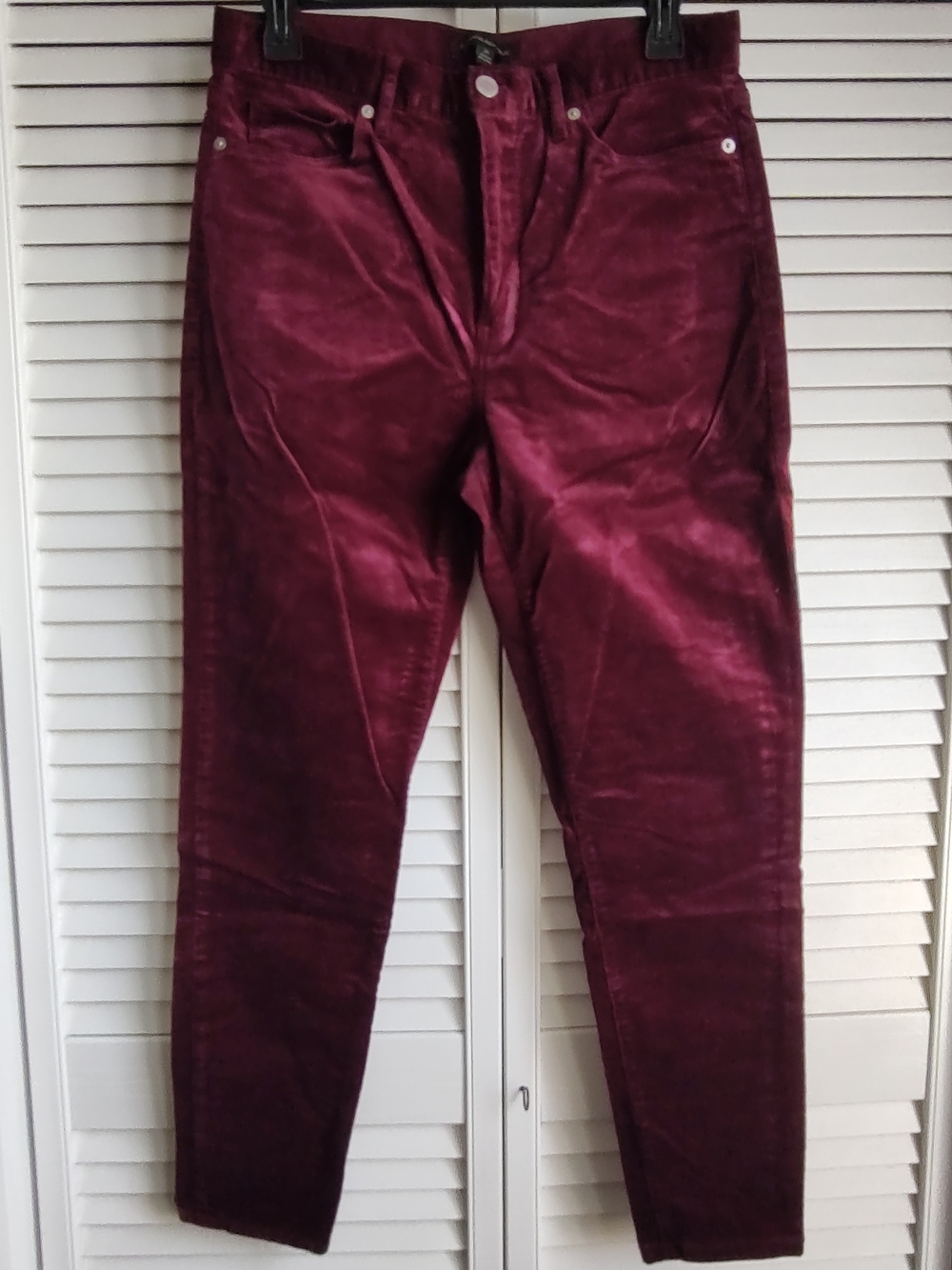 Banana Republic Corduroy Pants in Burgundy